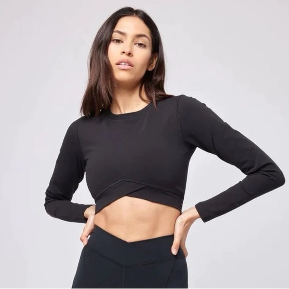 L*Space Aim High Long Sleeve Top in Black - Picture 2 of 5